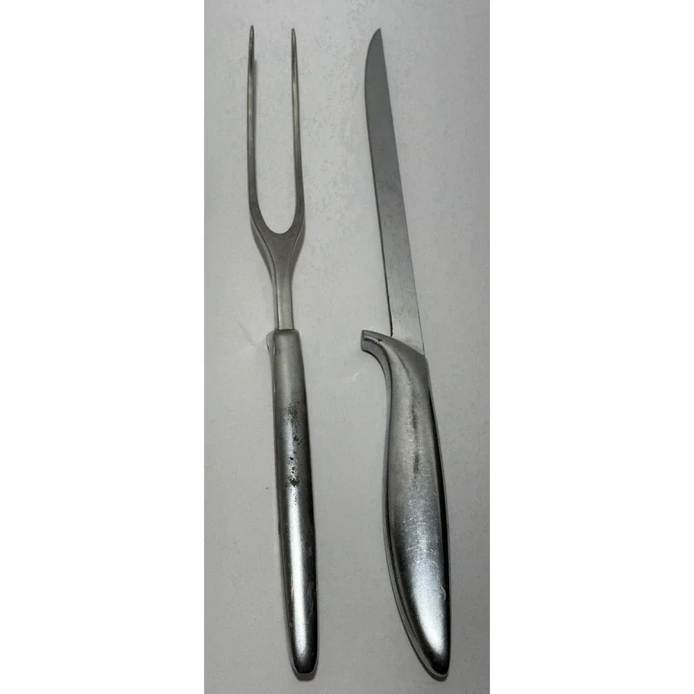 Gerber Meat Fork + Knife  Legendary Blades Siegfried Stainless Serving‎